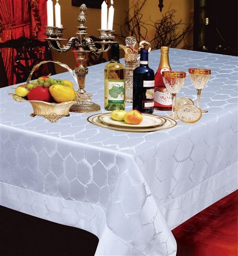 PREM DMSK-6B DAMASK TABLECLOTHS PREMIUM