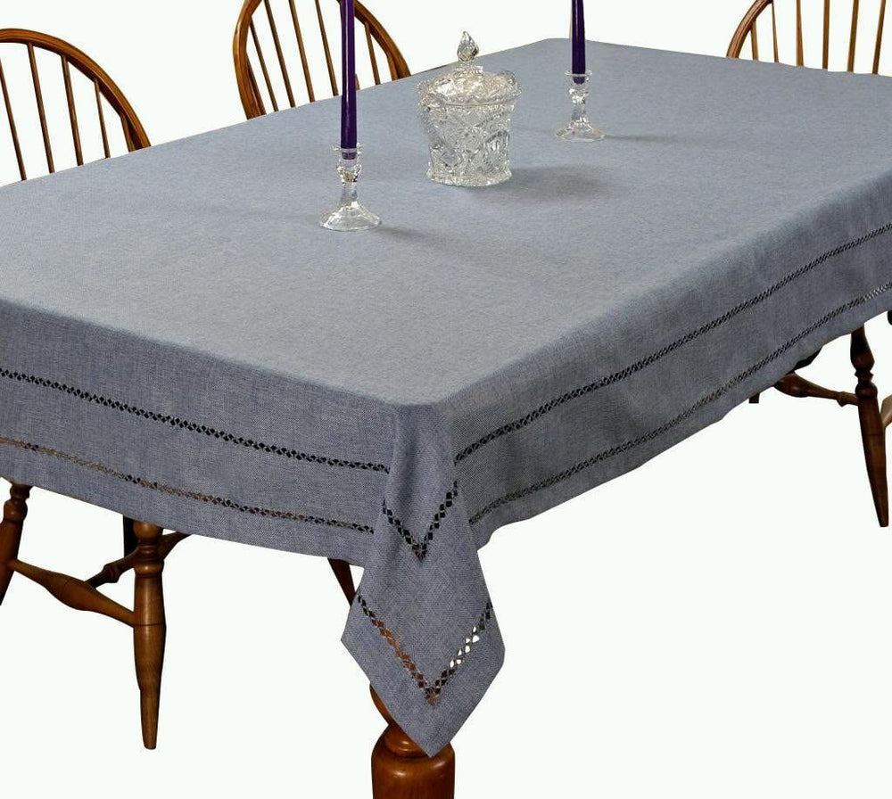HEM STITCH BL-4 FINE TABLECLOTHS HEM STITCH