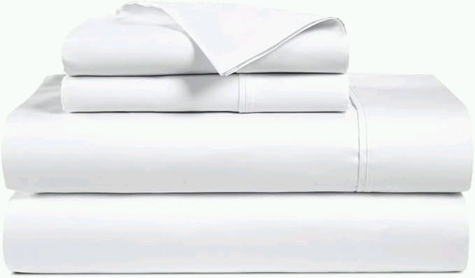 PERCALE WHITE 48 DUVET SETS FRENCH LUXURY GUESTHOUSES COLLE PERCALE FITTED SHEETS 50/50 PILLOW CASES