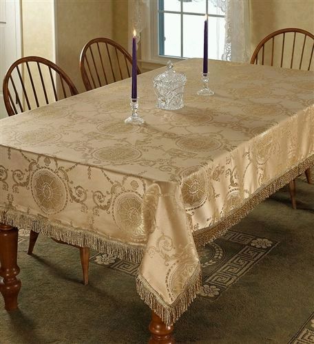 PRSTG DMSK GL-2 DAMASK TABLECLOTHS PRESTIGE