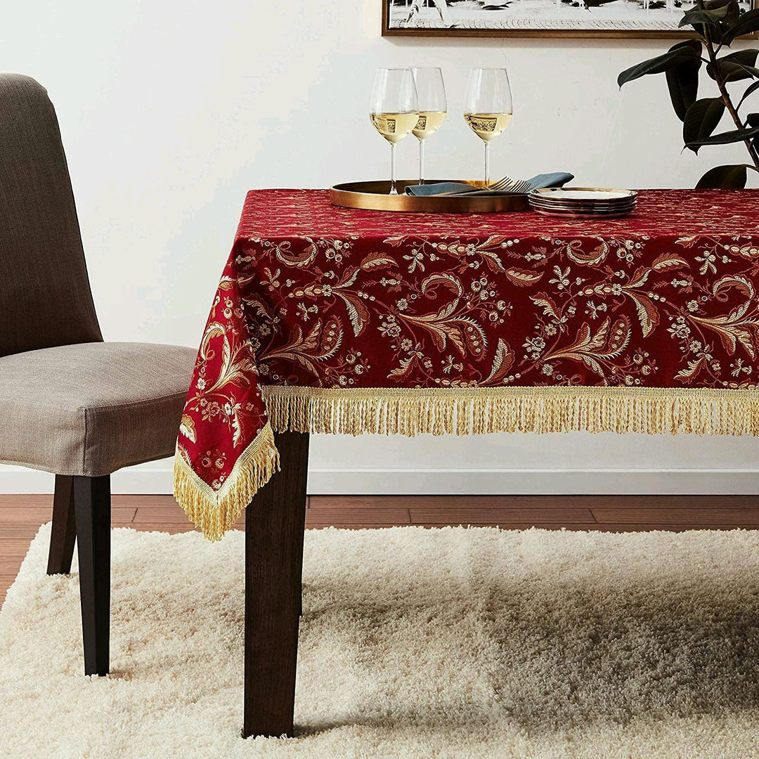 LUXURY BU-4 DAMASK TABLECLOTHS LUXURY