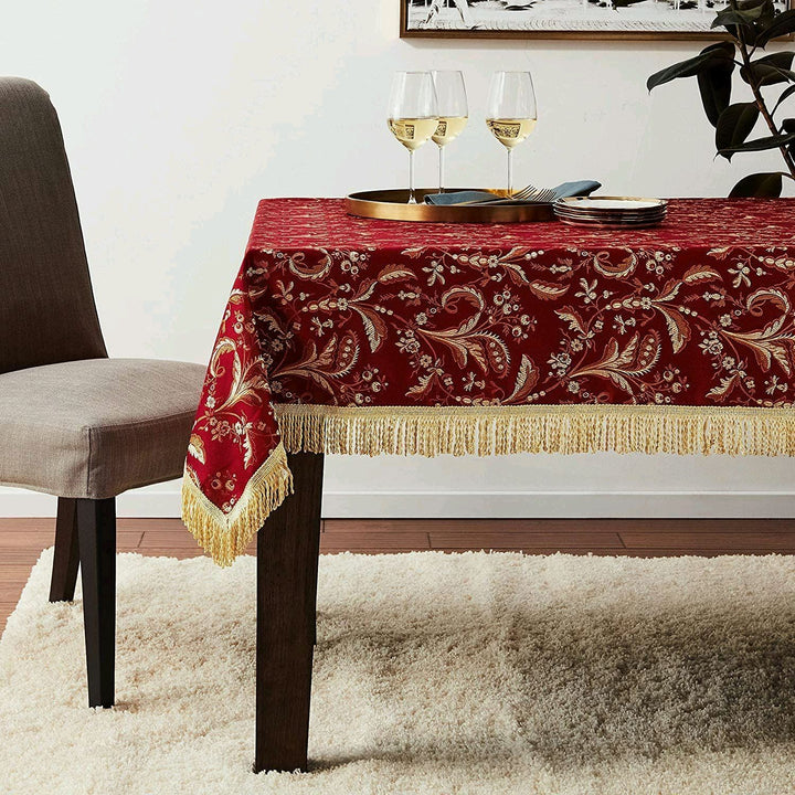LUXURY BU-7 DAMASK TABLECLOTHS LUXURY