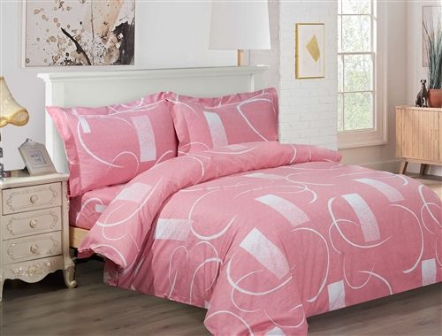 FRNCH ABSTRCT PINK 39 DUVET SETS FRENCH ABSTRACT PINK