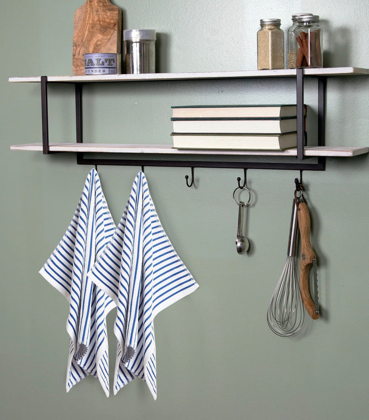 DISHTOWEL CHAIN BLUE NEW ARRIVALS TOWELS CHAIN STRIPE DISHTOWELS BLUE