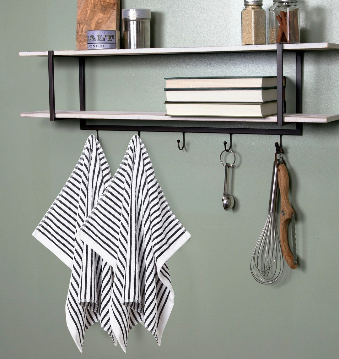 DISHTOWEL CHAIN BLACK NEW ARRIVALS TOWELS CHAIN STRIPE DISHTOWELS BLACK