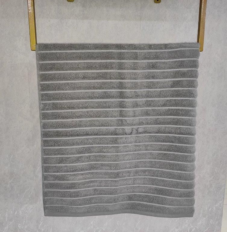 HND RIBONETT SL BTH RIBONETT SILVER GRAY TOWELS