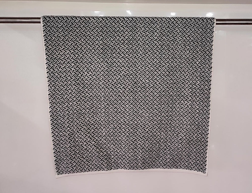 HND CHEVRON BK BTH CHEVRON BLACK NEW ARRIVALS TOWELS