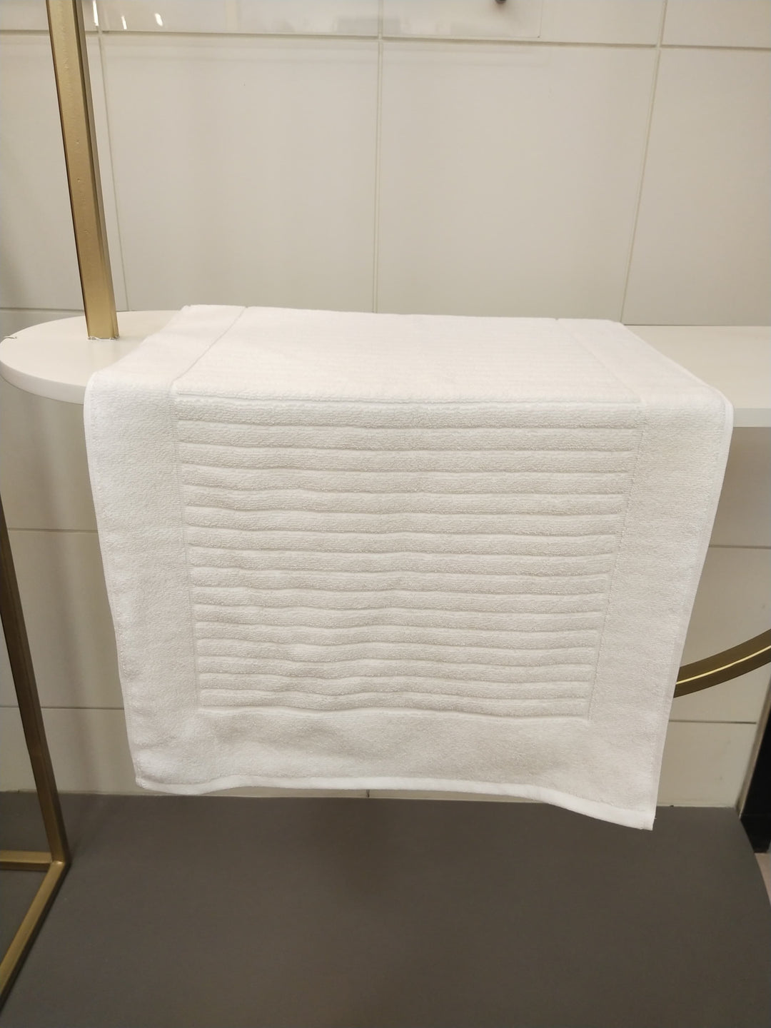 HND RIBONETT WH MAT RIBONETT WHITE TOWELS