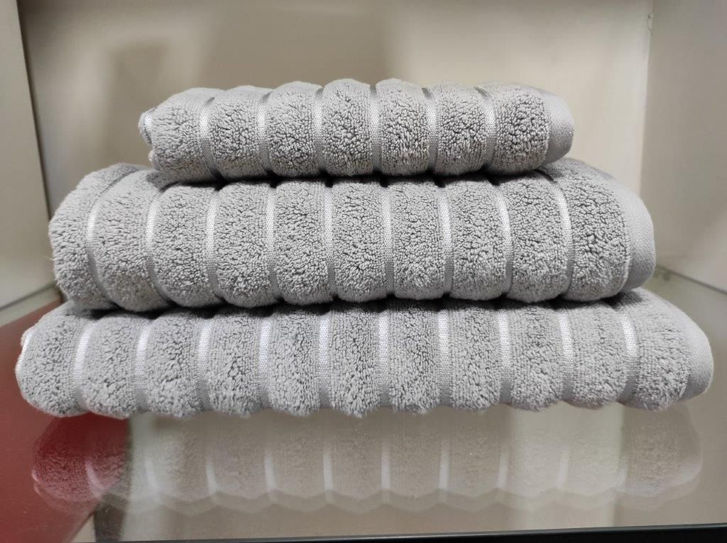 HND RIBONETT SL MAT RIBONETT SILVER GRAY TOWELS