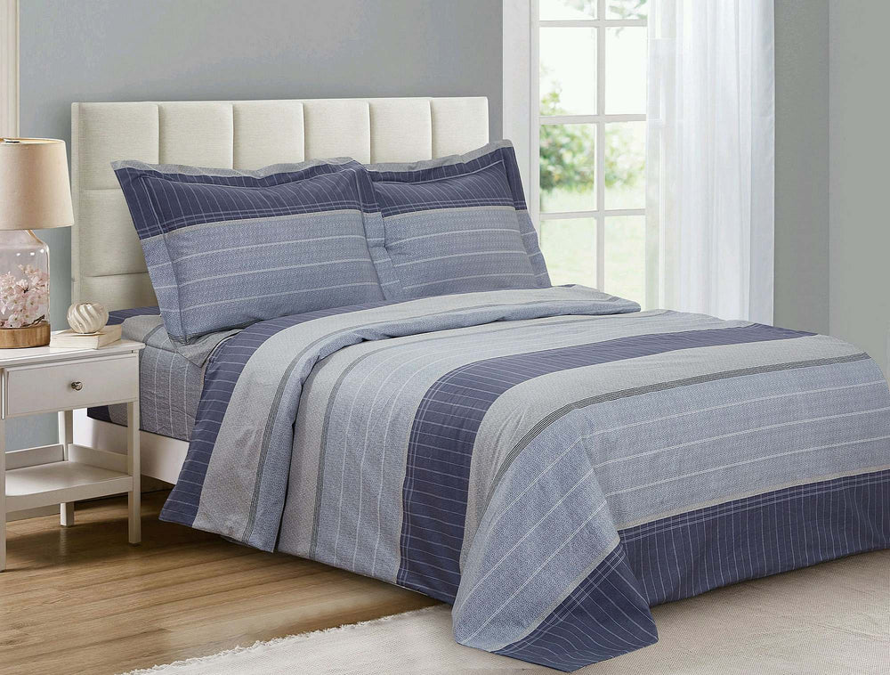FRNCH BLUE STRIPE EN DUVET SETS FRENCH BLUE STRIPE