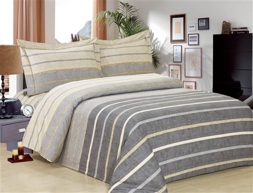 FRNCH GRSTR 39 DUVET SETS FRENCH GRAY STRIPE